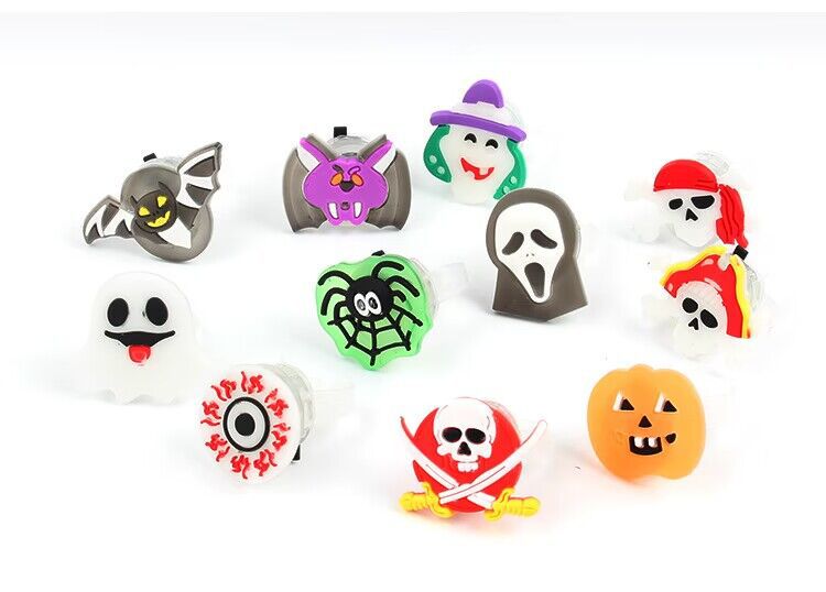 Halloween and Christmas LED Party Rings - Plastic - product details