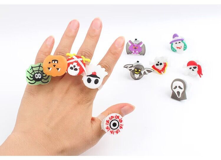 Halloween and Christmas LED Party Rings - Plastic - product details
