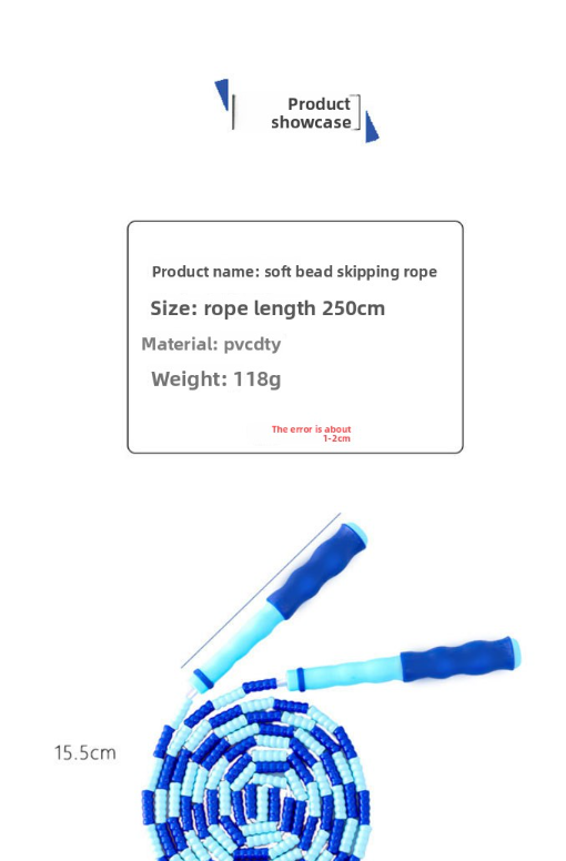 Adjustable Beaded Jump Rope for Kids product image 1