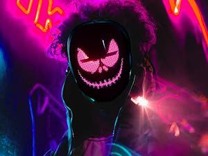 Halloween Bluetooth Gesture-Controlled LED Mask - Plastic - product details