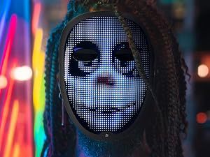 Halloween Bluetooth Gesture-Controlled LED Mask - Plastic - product details