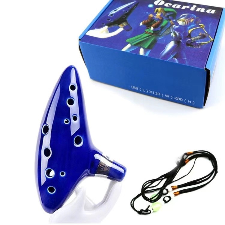12-Hole Ceramic Alto C Ocarina – Music Practice Instrument – image 1