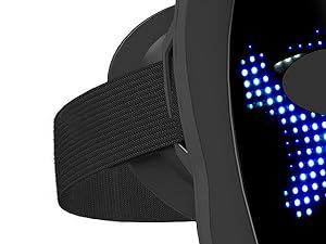 Halloween Bluetooth Gesture-Controlled LED Mask - Plastic - product details