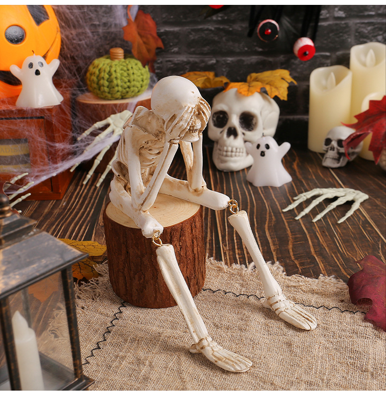 Halloween Resin Skull Figurines - product details