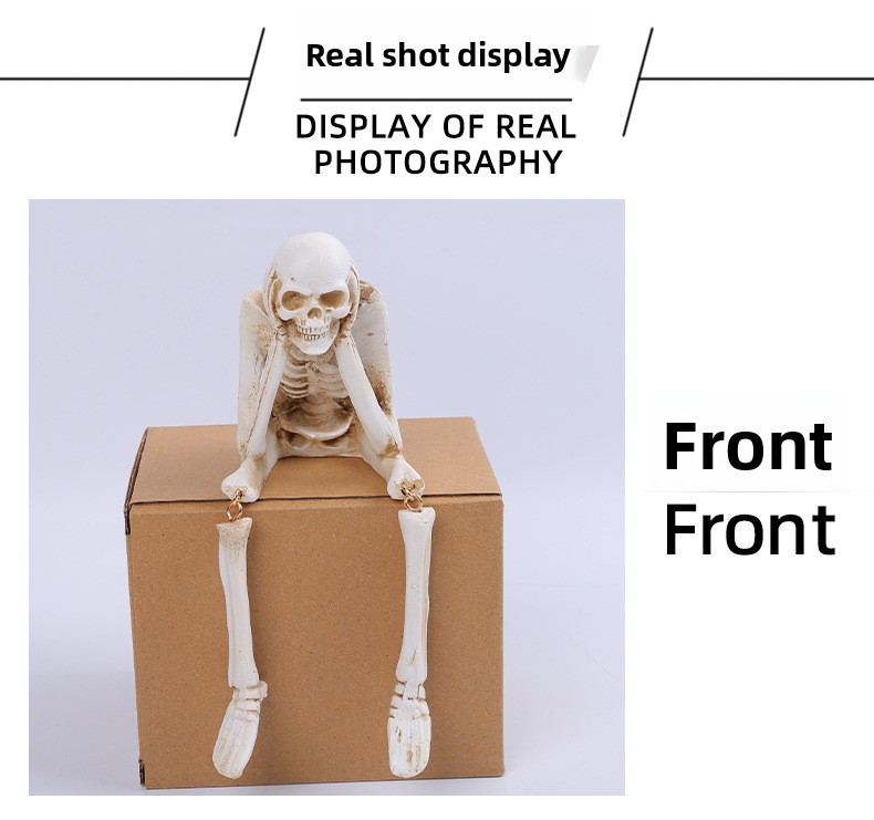Halloween Resin Skull Figurines - product details