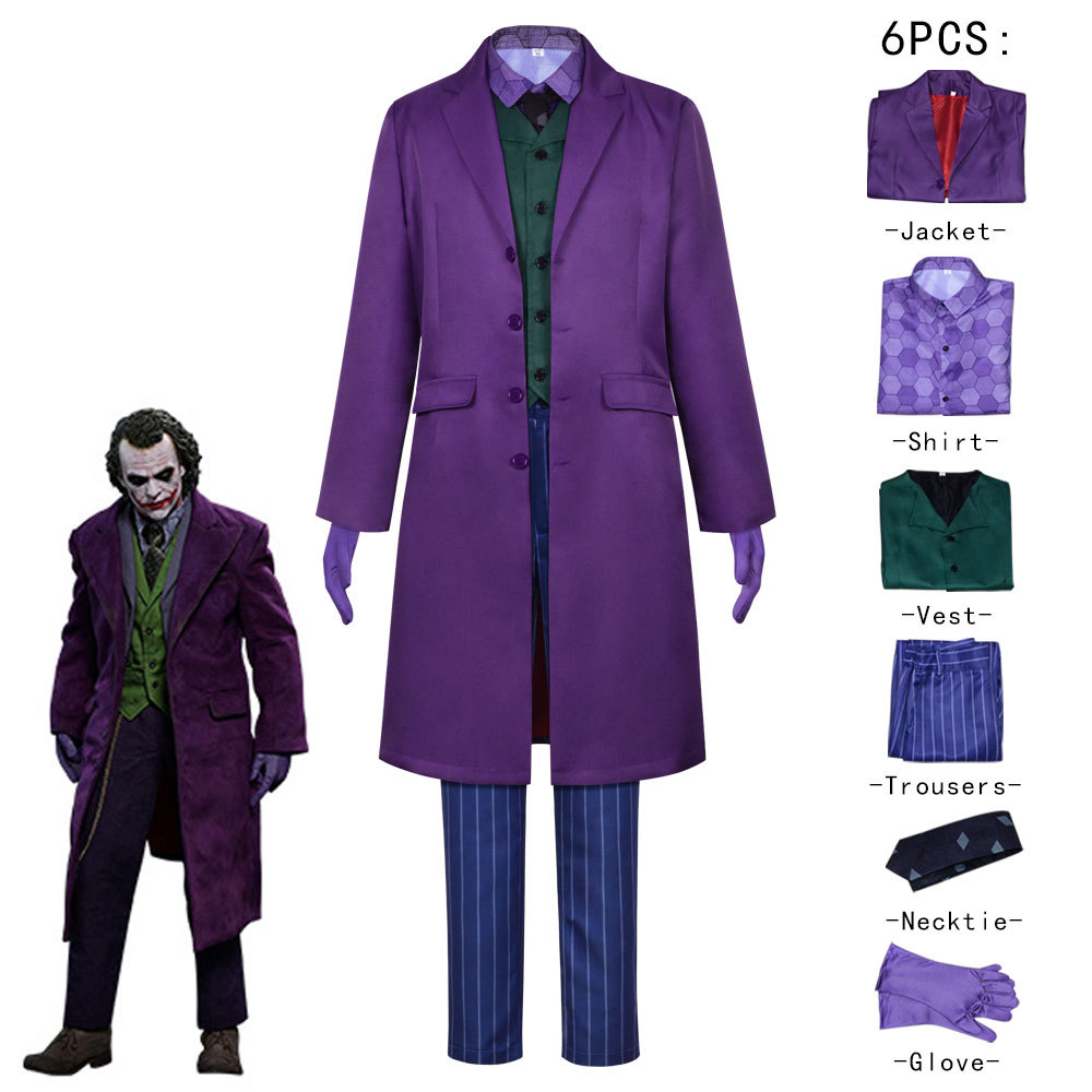 Halloween Joker Cosplay Suit - product details