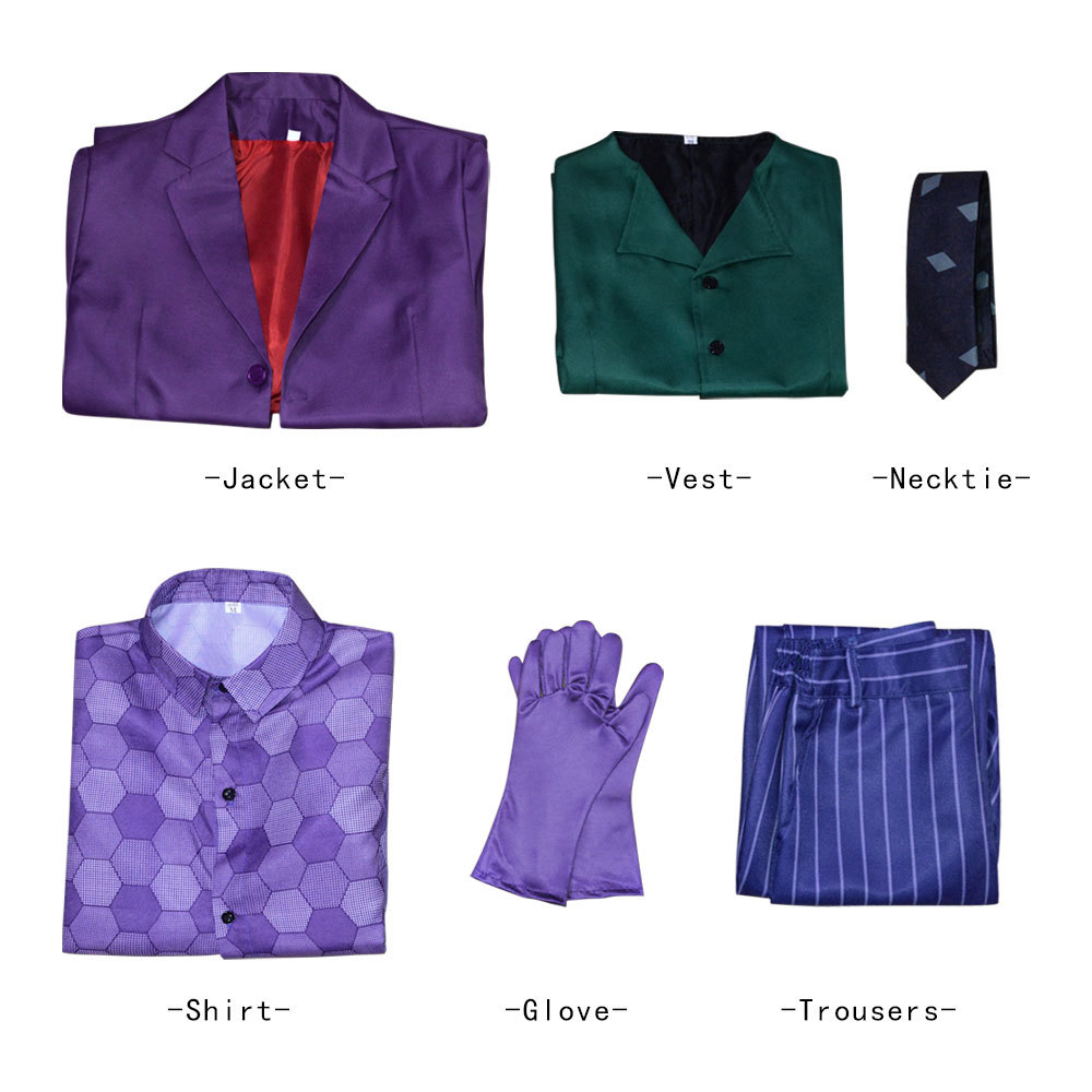 Halloween Joker Cosplay Suit - product details