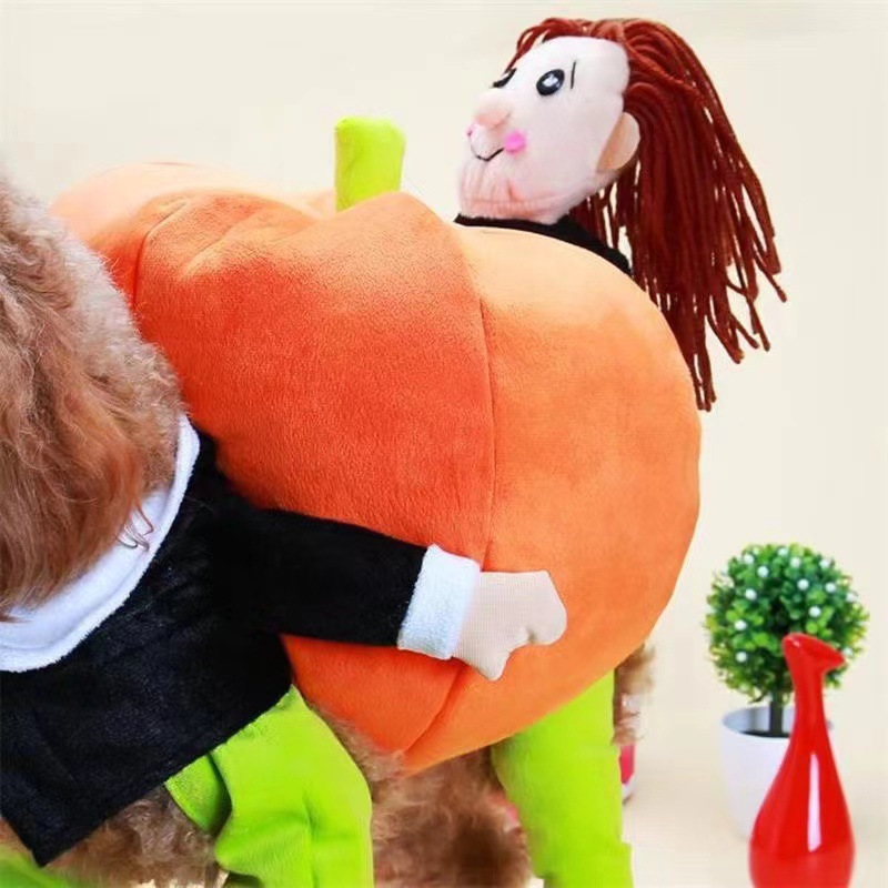 Halloween and Christmas Pumpkin Pet Costume - Cloth - product details