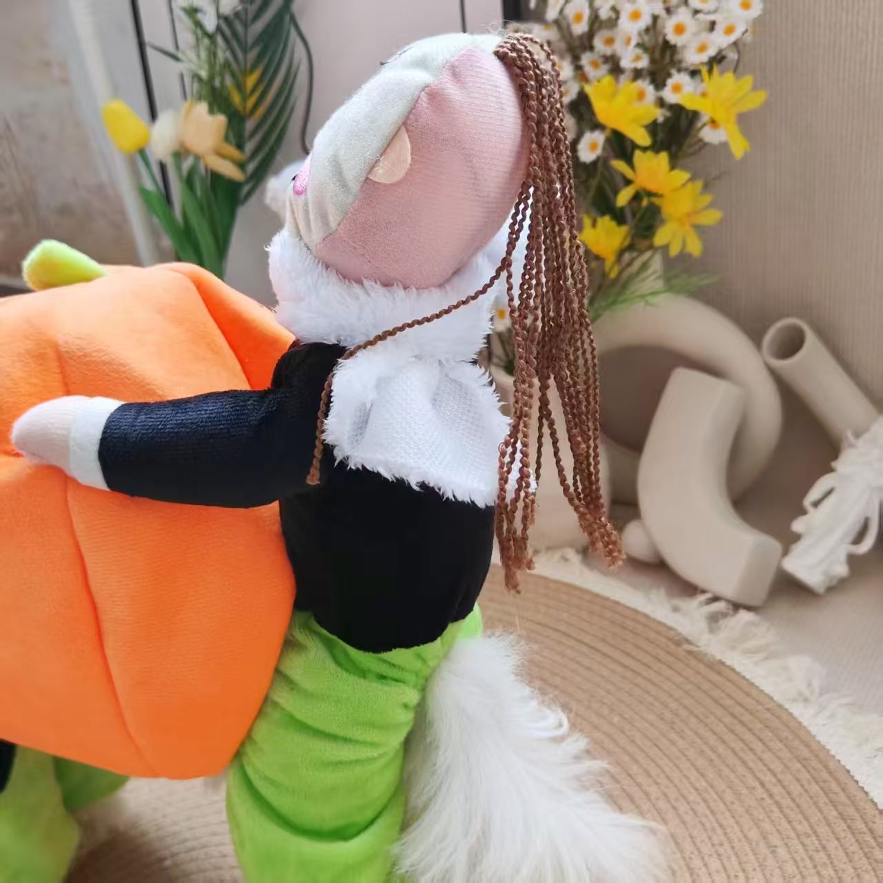 Halloween and Christmas Pumpkin Pet Costume - Cloth - product details