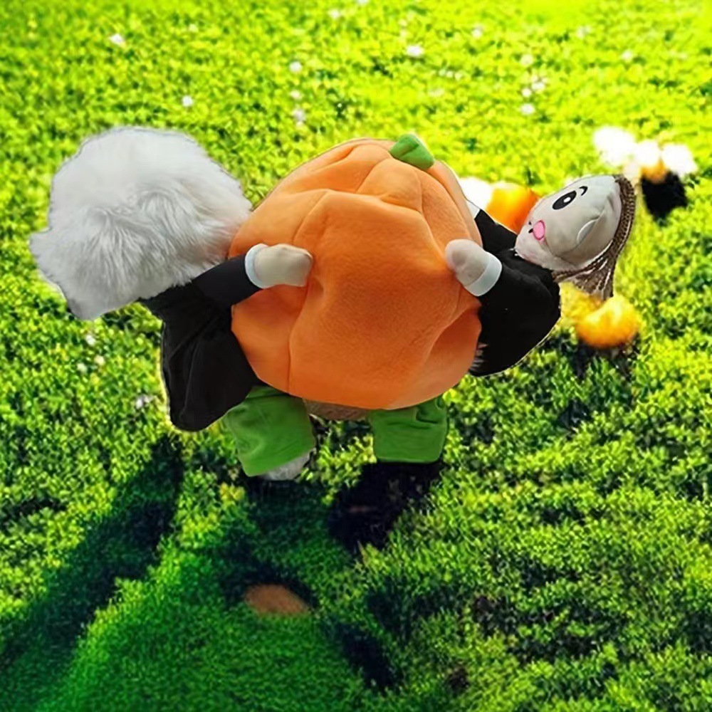 Halloween and Christmas Pumpkin Pet Costume - Cloth - product details