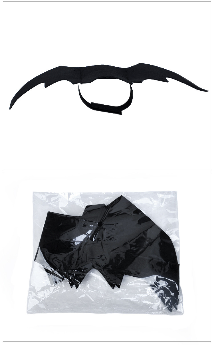 Pet Halloween Bat Wings Costume - product details