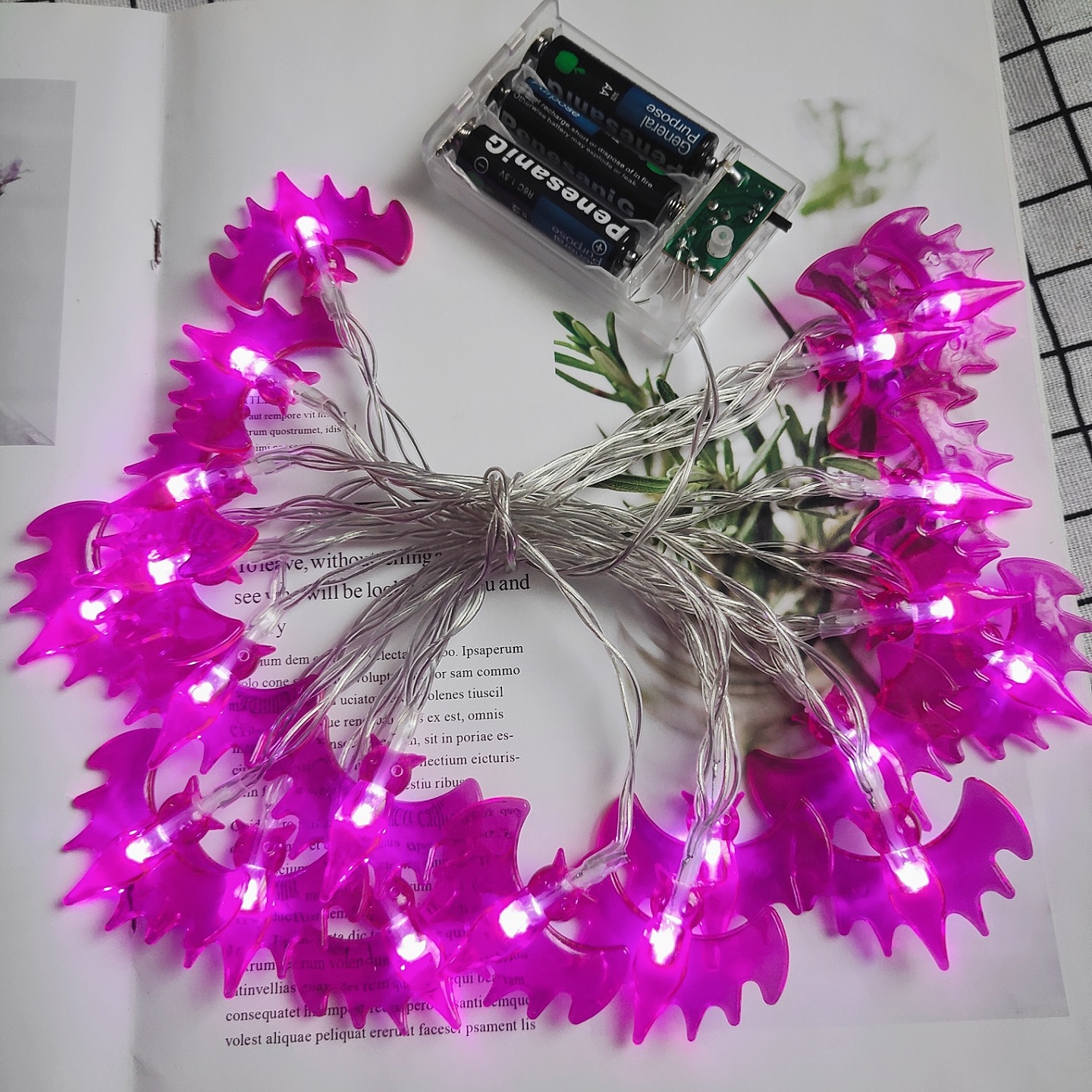Halloween LED String Lights with Pumpkin Skull Ghost Designs - product details