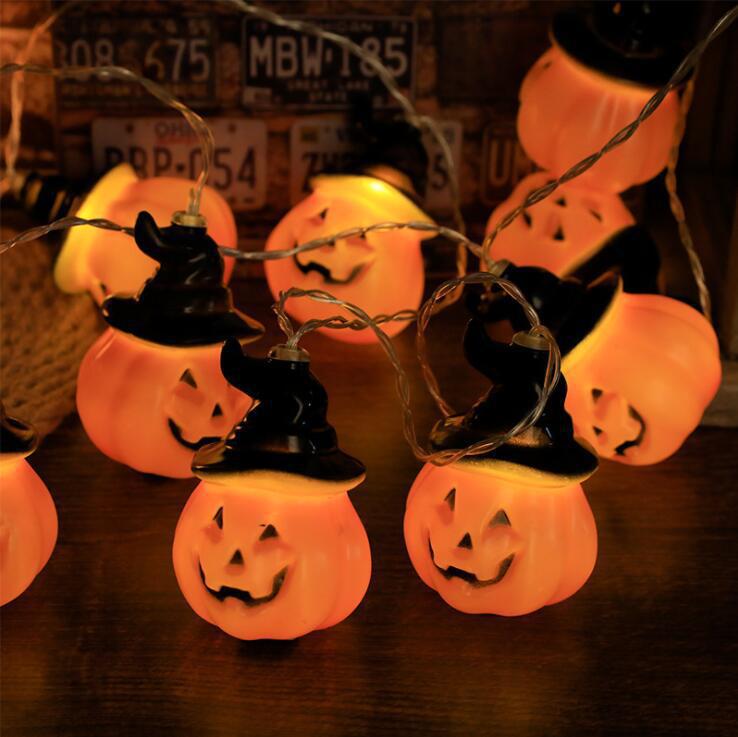 Halloween LED String Lights with Pumpkin Skull Ghost Designs - product details