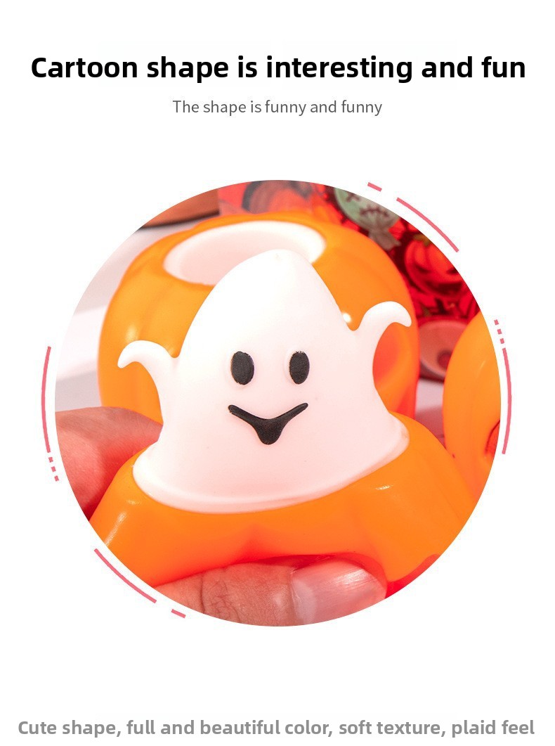 Halloween Pumpkin Squeeze Fidget Toy - product details