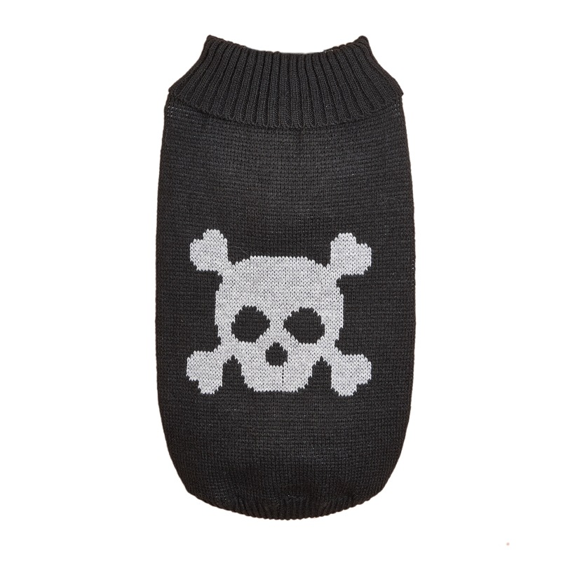 Halloween Pumpkin Knit Pet Sweater - Acrylic - product details