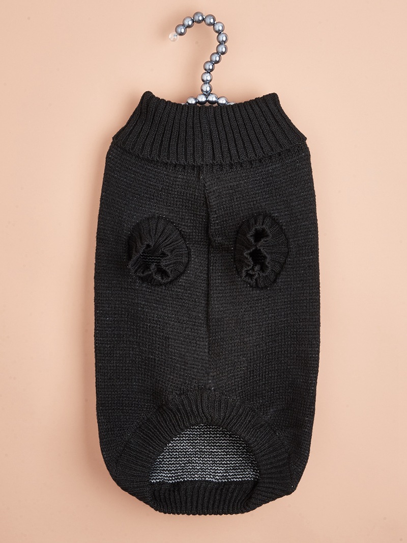 Halloween Pumpkin Knit Pet Sweater - Acrylic - product details