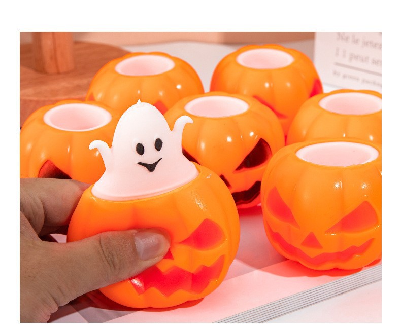 Halloween Pumpkin Squeeze Fidget Toy - product details