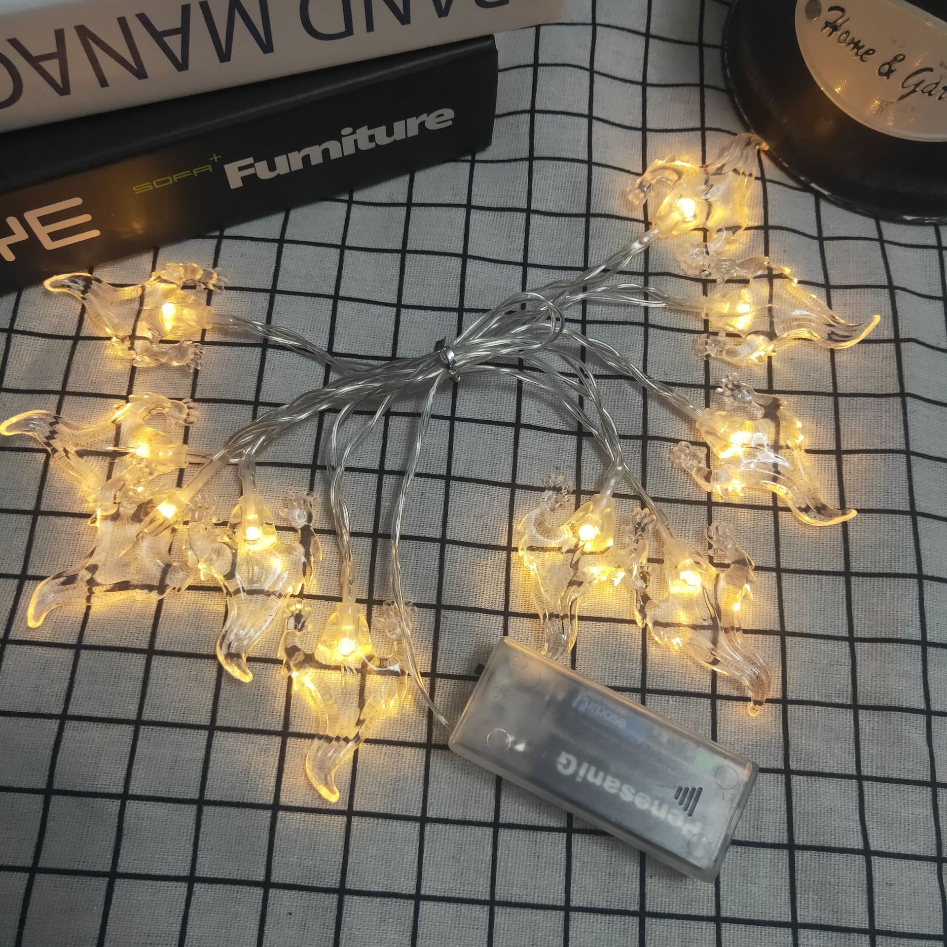 Halloween LED String Lights with Pumpkin Skull Ghost Designs - product details