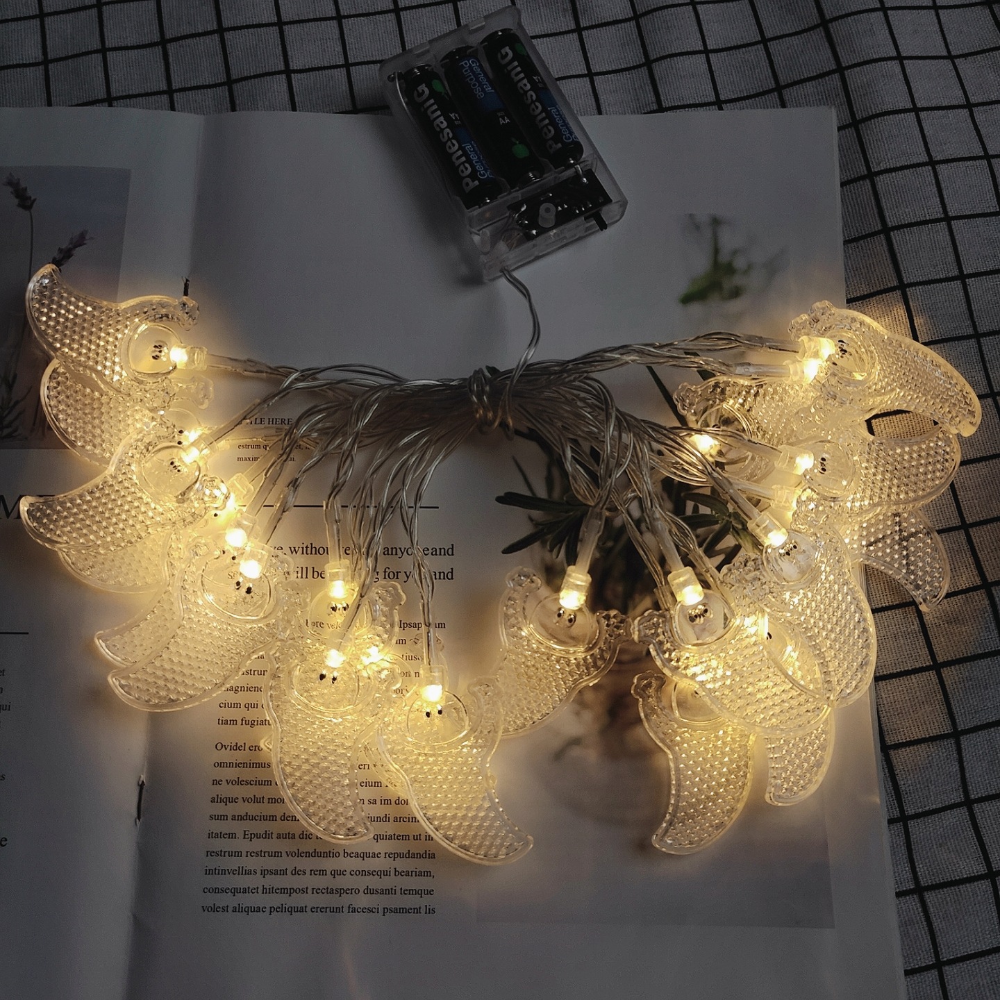 Halloween LED String Lights with Pumpkin Skull Ghost Designs - product details