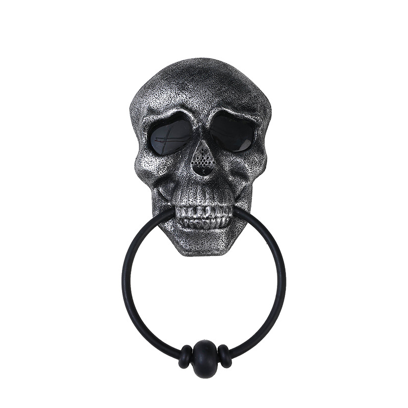 Halloween Pumpkin and Skull Doorbell with Lights and Sound - Plastic - product details