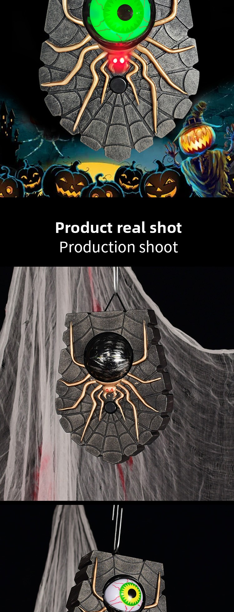 Halloween Spider Doorbell - product details