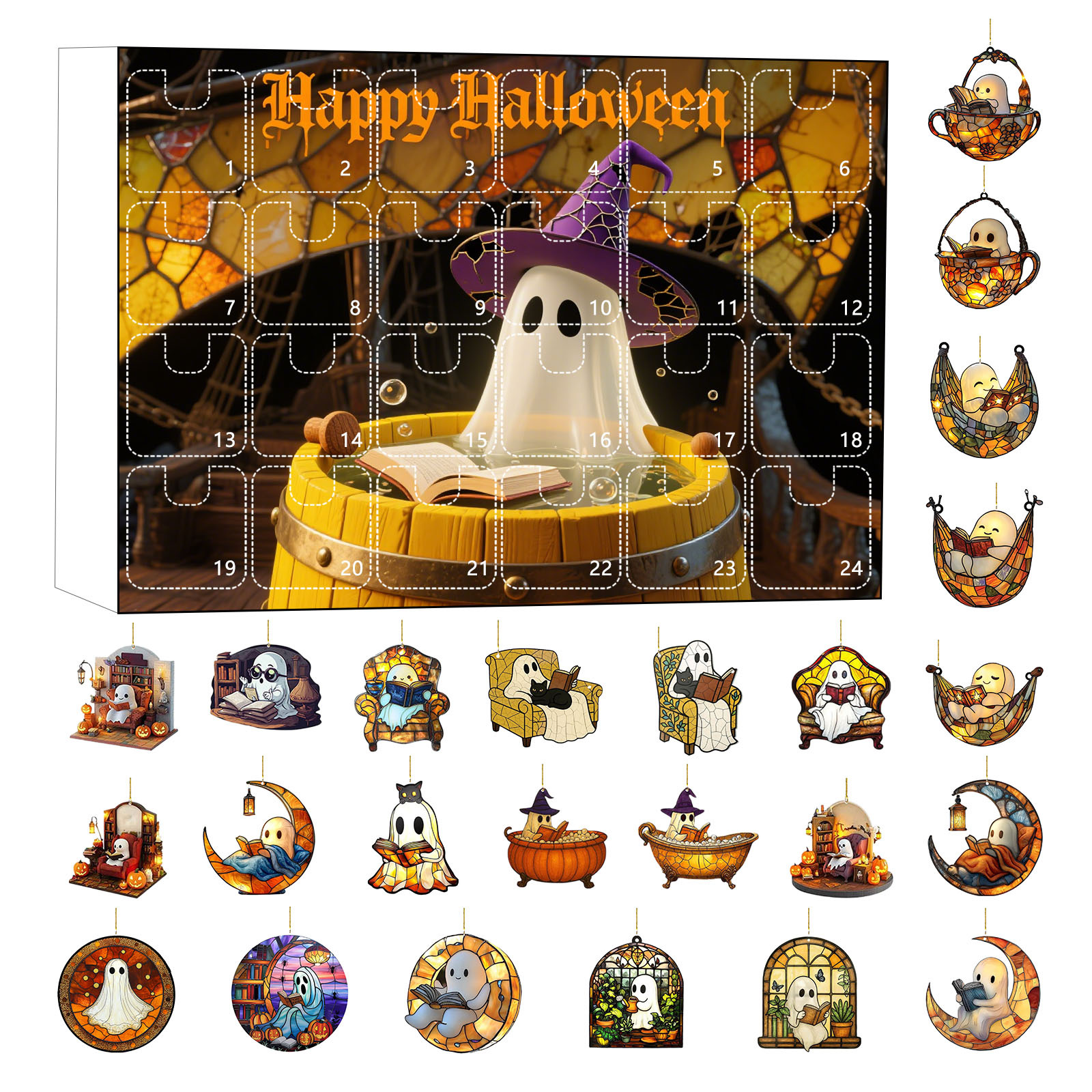 Halloween Countdown Calendar - Acrylic - product details