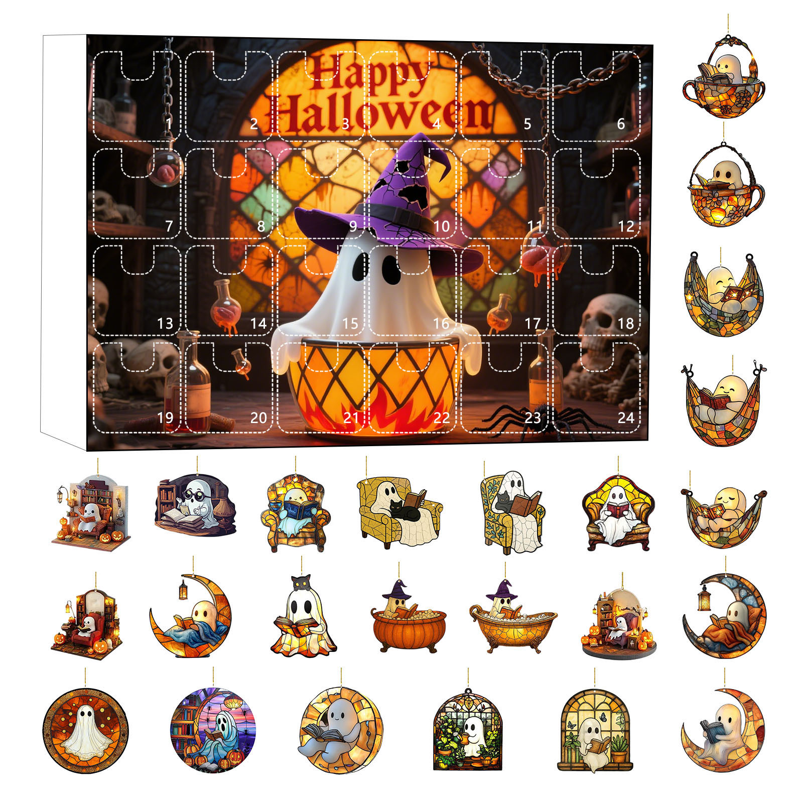 Halloween Countdown Calendar - Acrylic - product details