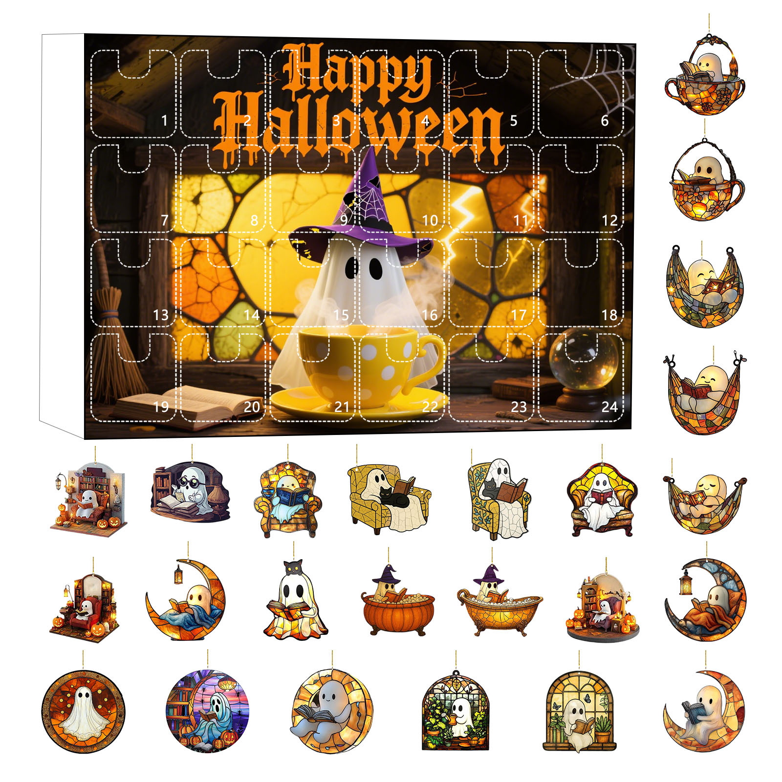 Halloween Countdown Calendar - Acrylic - product details