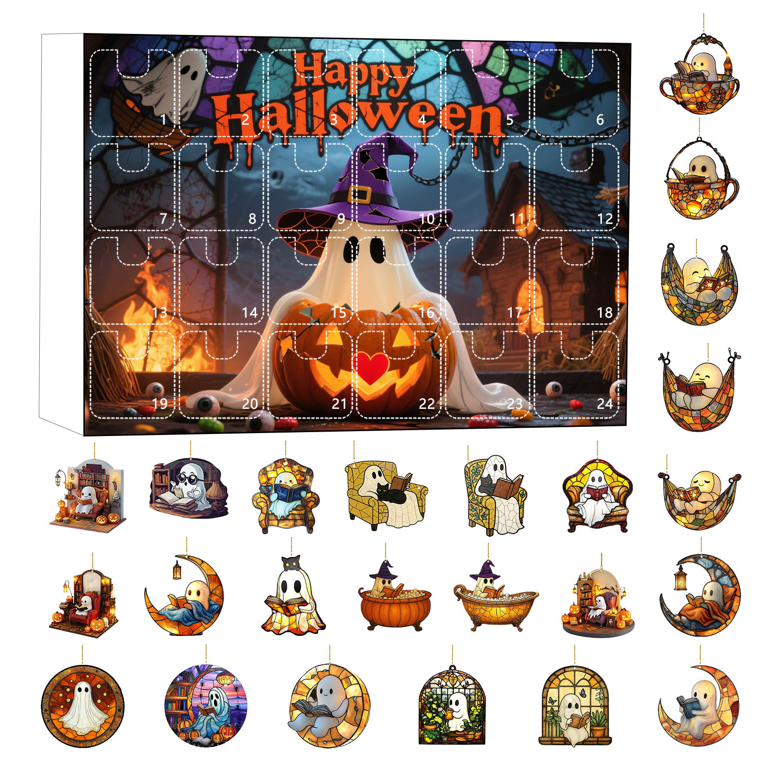 Halloween Countdown Calendar - Acrylic - product details