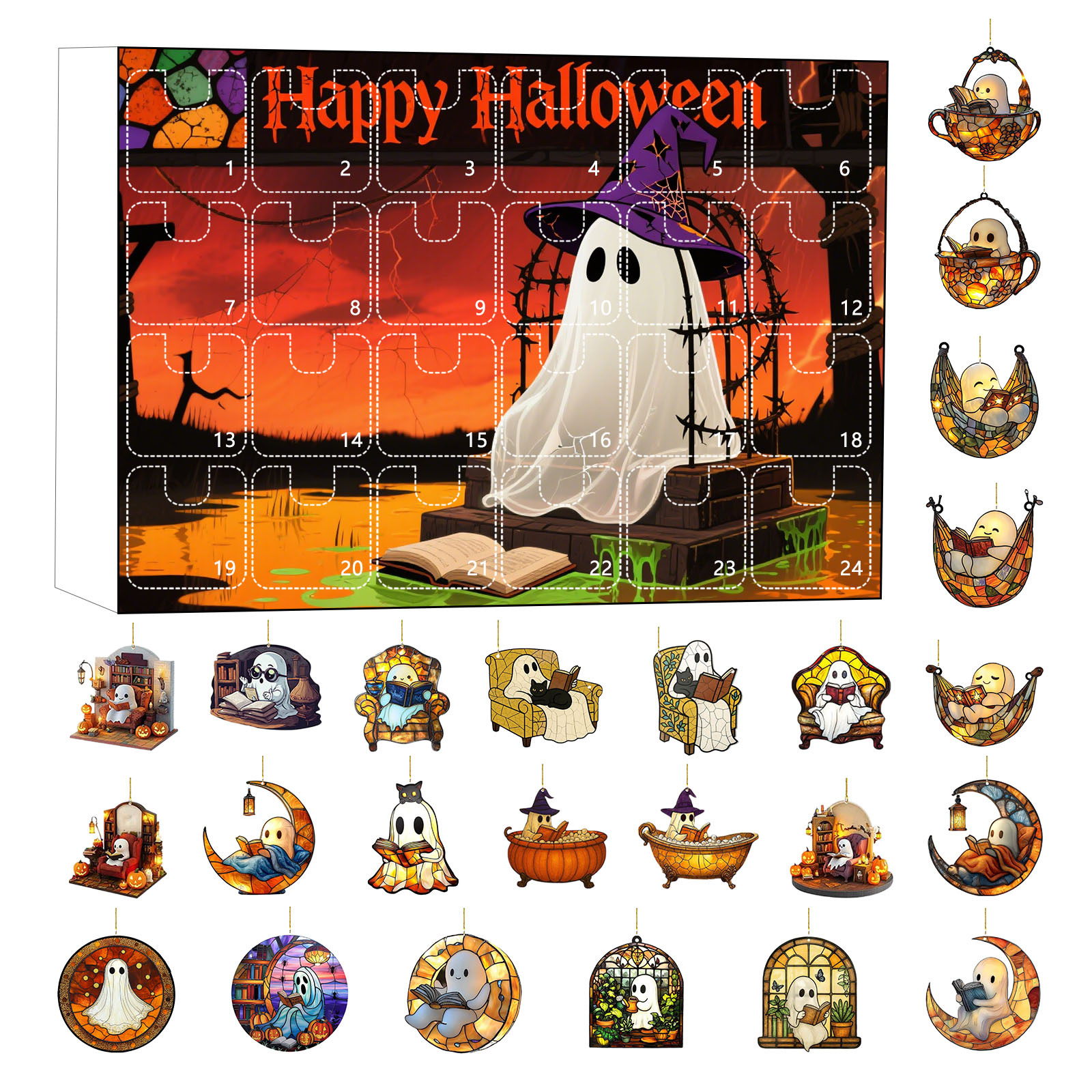 Halloween Countdown Calendar - Acrylic - product details