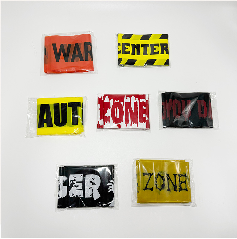 Halloween Party Decoration Warning Tape - Plastic - product details