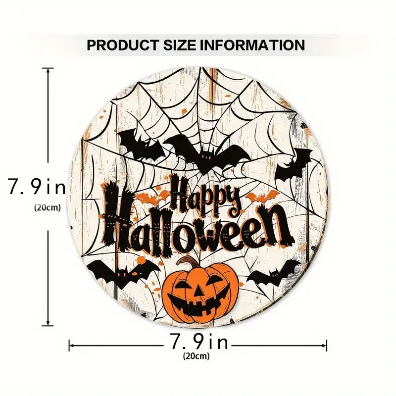 Halloween Wooden Sign - Boxwood - product details