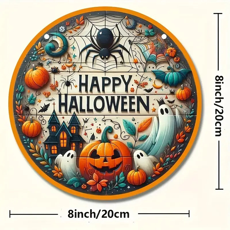 Halloween Wooden Sign - Boxwood - product details