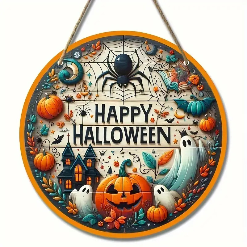 Halloween Wooden Sign - Boxwood - product details