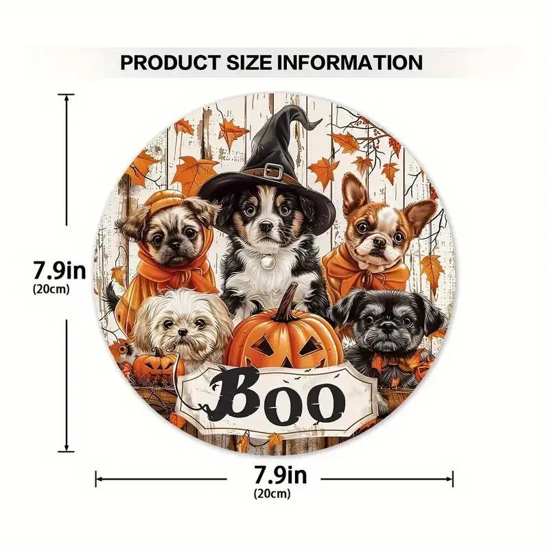 Halloween Wooden Sign - Boxwood - product details