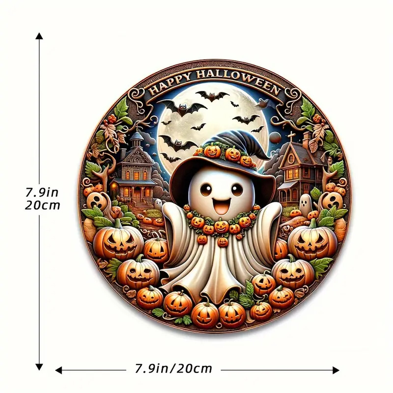 Halloween Wooden Sign - Boxwood - product details