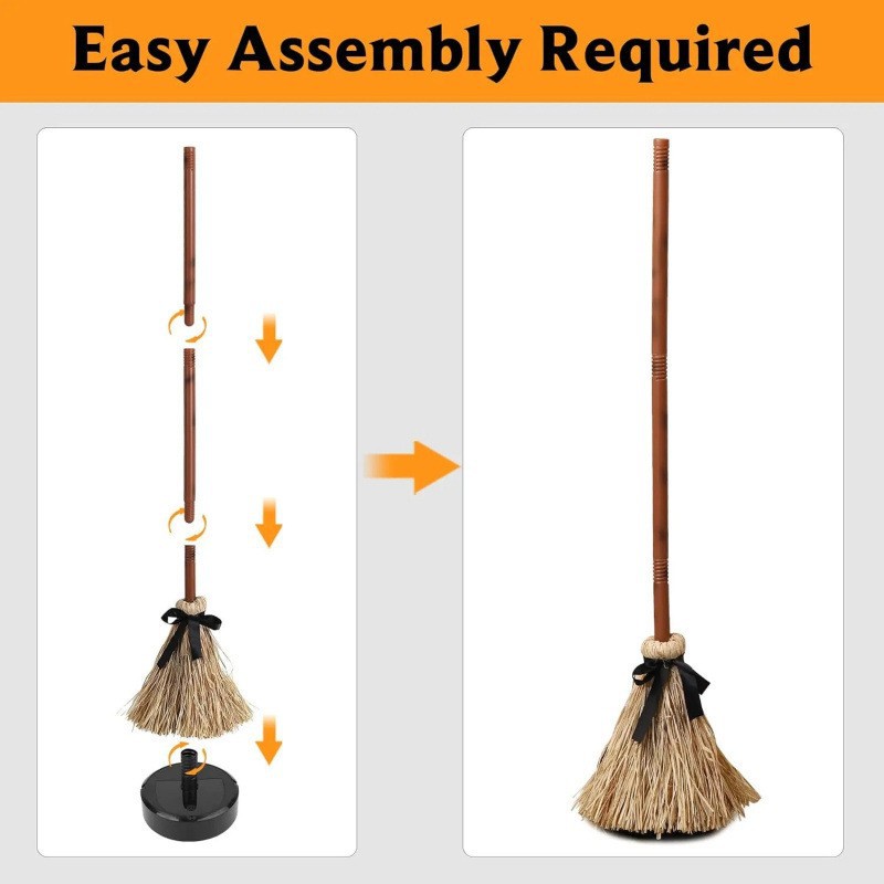 Halloween Floating Witch Broom Decoration - product details