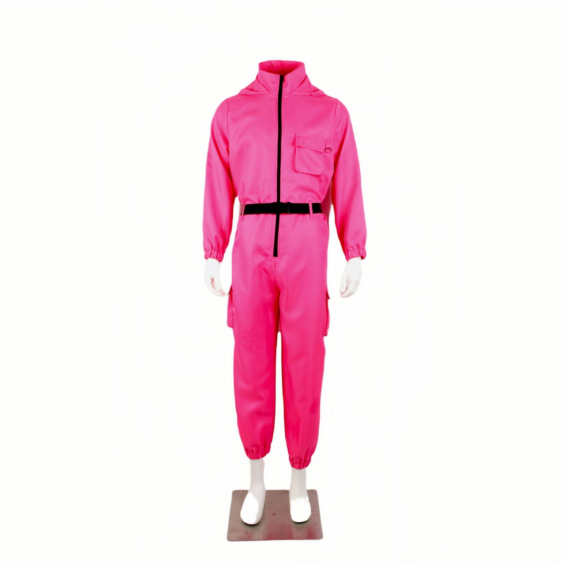 Halloween Hooded Jumpsuit Costume and Accessories - product details