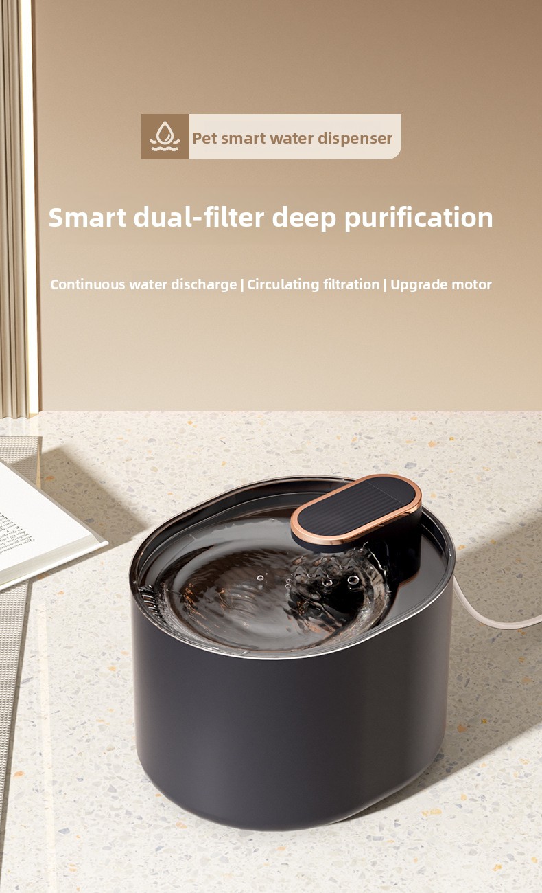 Automatic Pet Water Fountain – Circulating Cat & Dog Water Dispenser, Filtered Drinking Bowl