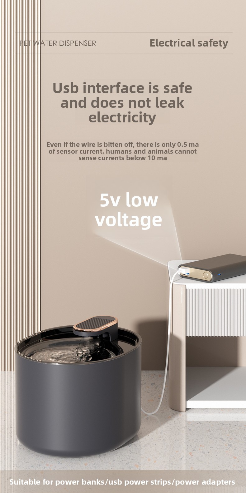 Automatic Pet Water Fountain – Circulating Cat & Dog Water Dispenser, Filtered Drinking Bowl