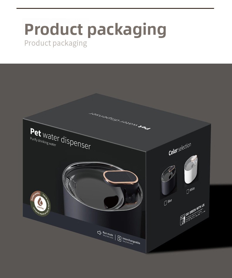 Automatic Pet Water Fountain – Circulating Cat & Dog Water Dispenser, Filtered Drinking Bowl