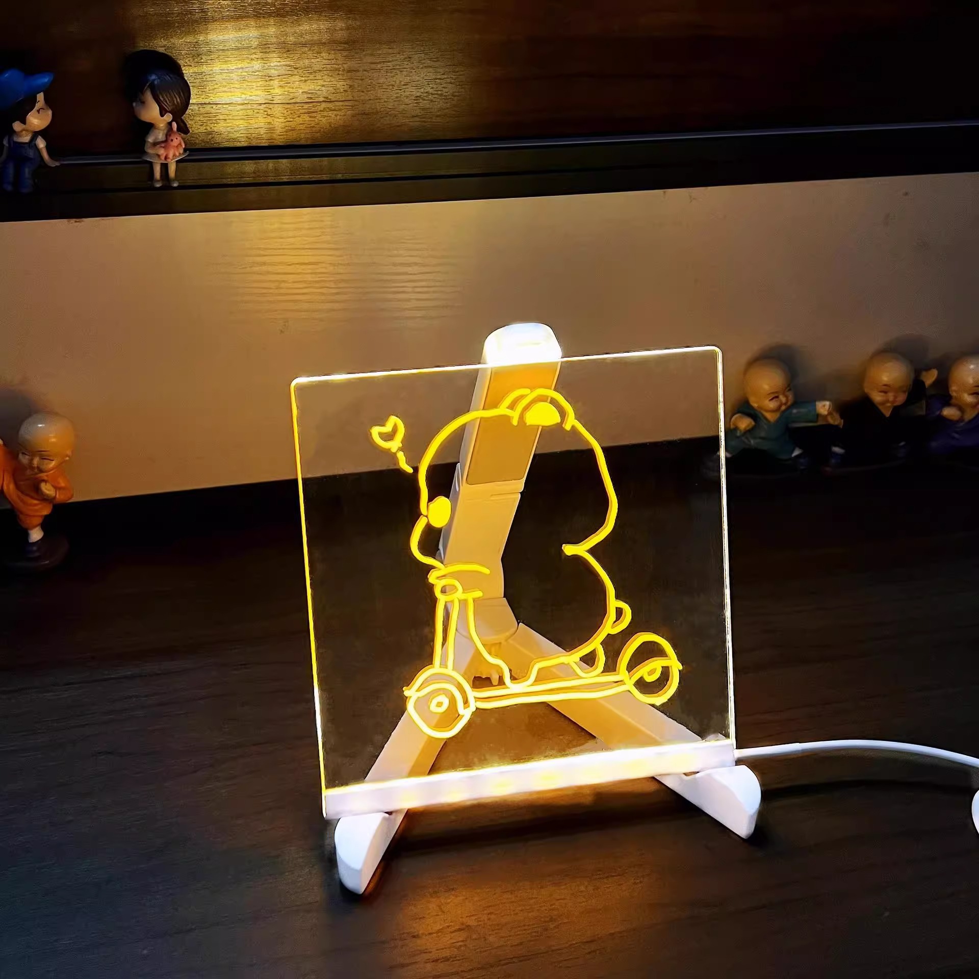 Reusable Luminous Drawing Board – Acrylic Light-Up Art Pad – image 8