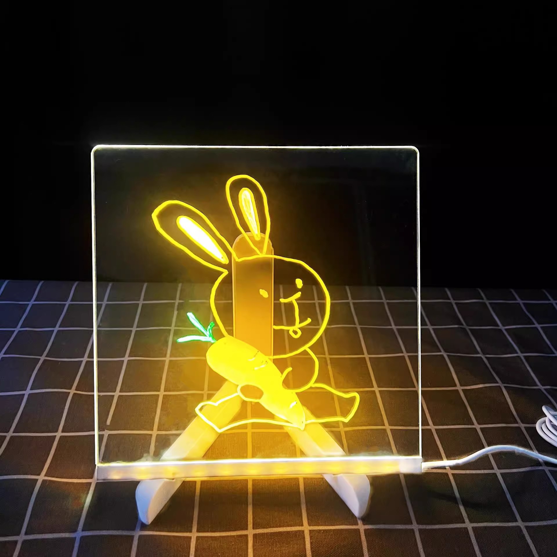 Reusable Luminous Drawing Board – Acrylic Light-Up Art Pad – image 9