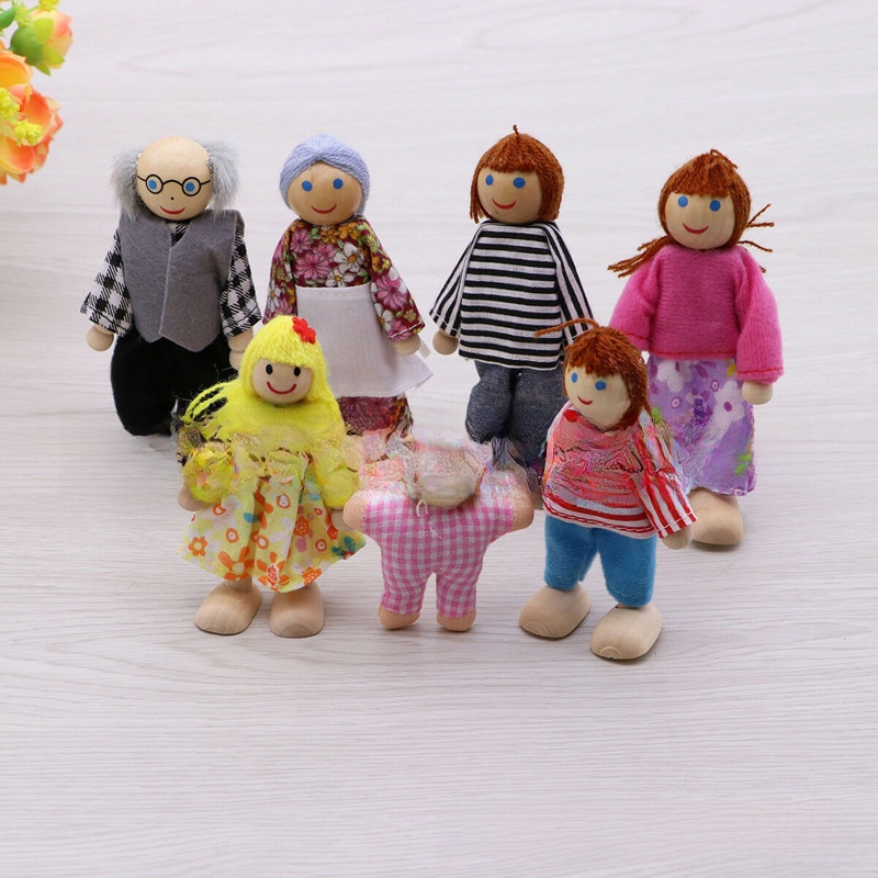 Wooden Articulated Family Dolls product image 3