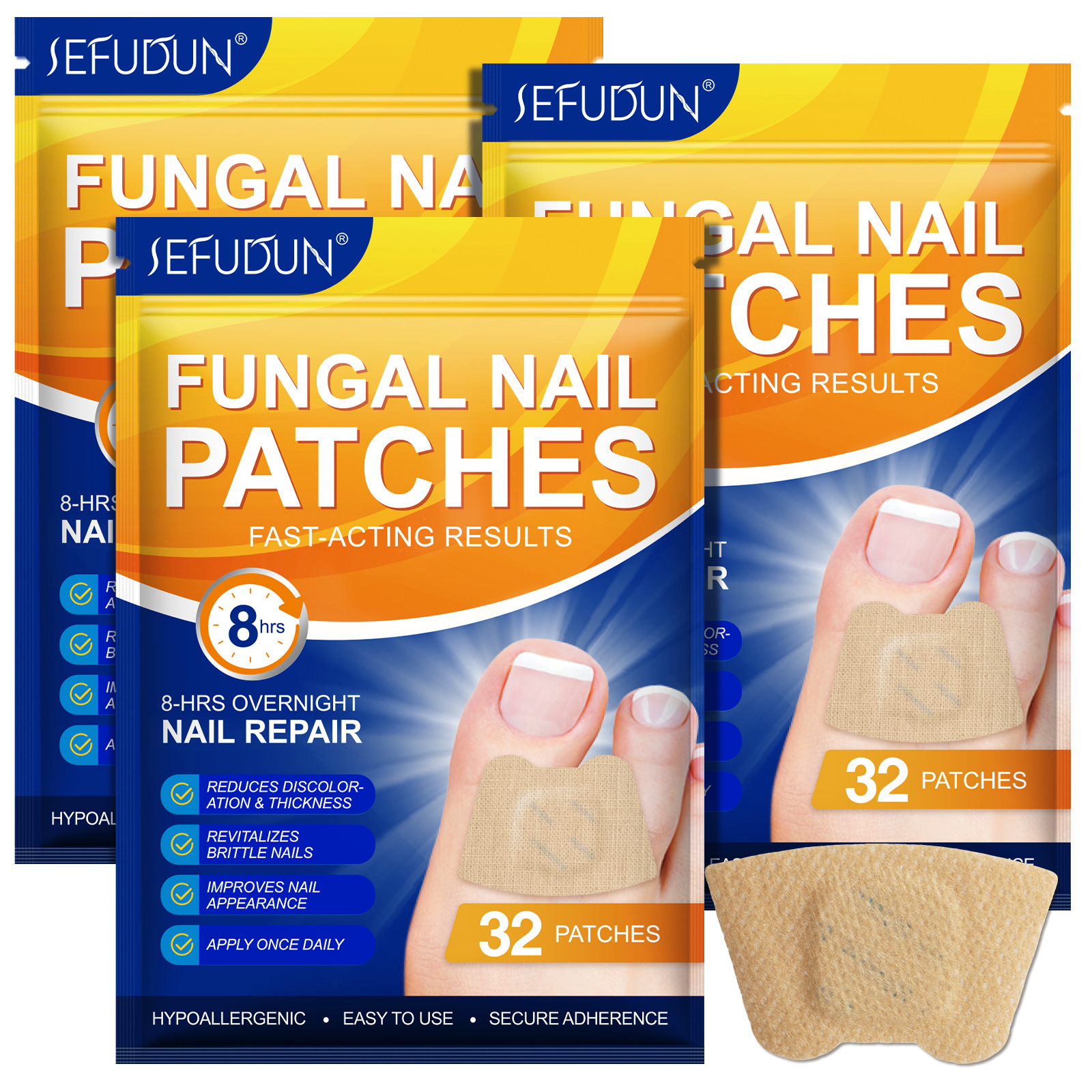 Nail repair patches packaging
