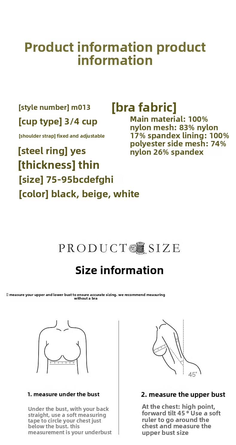 Lace Full Cup Bra Style