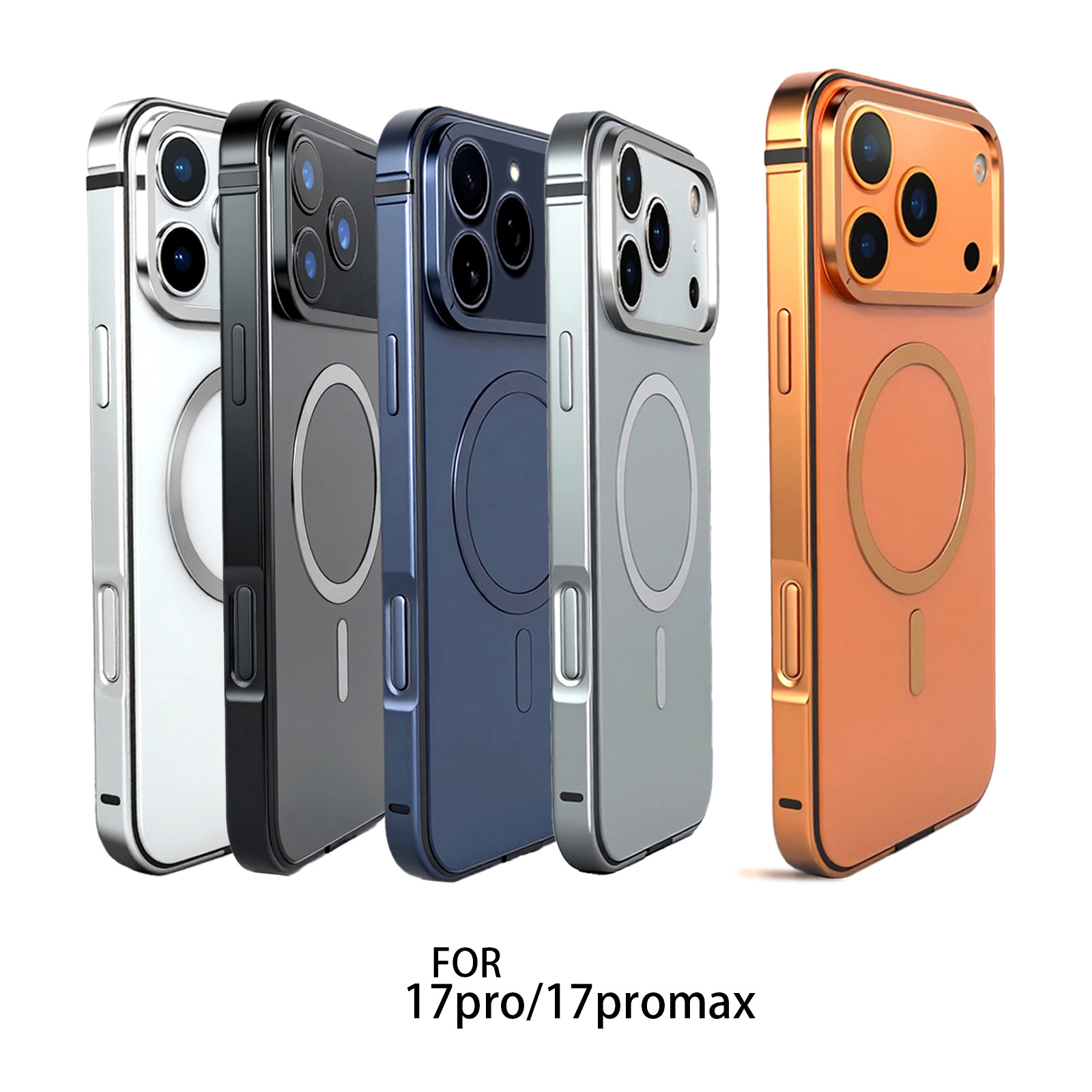 Vibeswayy funda metálica magnética para iPhone con acabado mate