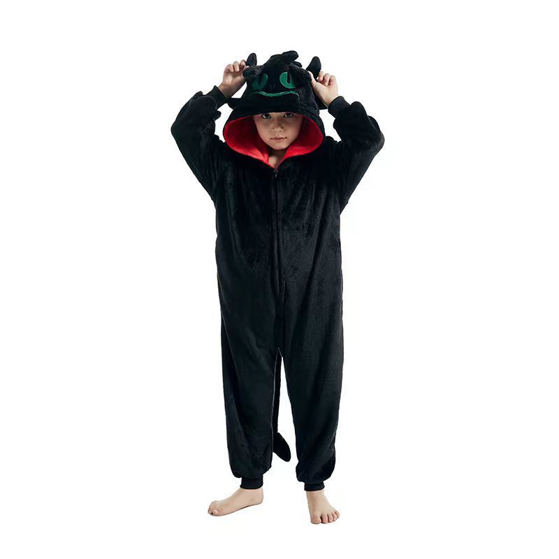 Kids Cartoon Animal Onesie Pajamas - Pegasus Design
