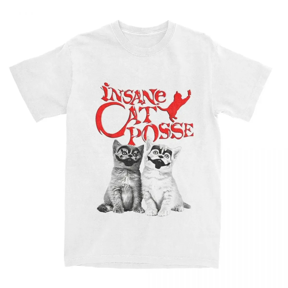 Insane Cat Posse Halloween Cotton T-Shirt - product details