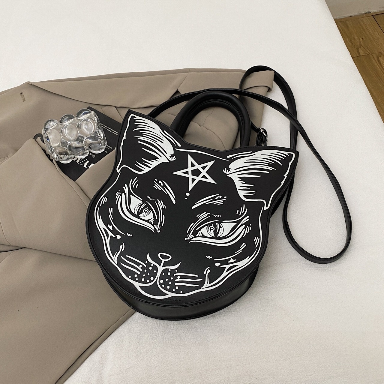 Halloween Print Women's Crossbody Shoulder Bag - product details